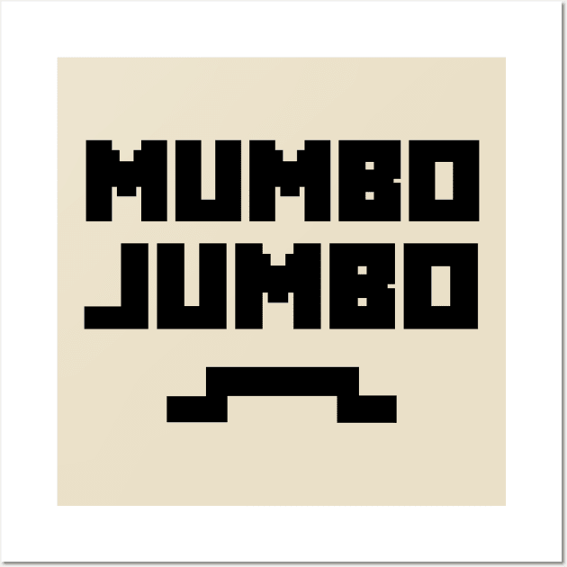 Mumbo Jumbo - Black Version Wall Art by HamzaNabil